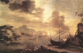 薩爾瓦多 羅薩 View of the Gulf of Salerno